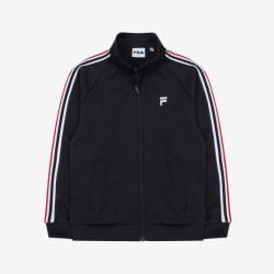 Fila Track Top - Poikien Verryttelypuvut - Mustat | FI-25232